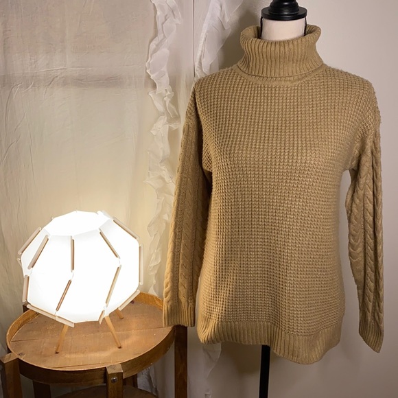 Michael Michael Kors Camel Mixed Knit 
